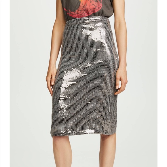 Alice & Olivia Sequin Skirt - Picture 3 of 11